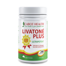 Cabot Health LivaTone Plus With Turmeric 240 Capsules - £118.88 GBP