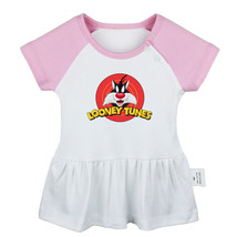 Sylvester Cat Looney Tunes Newborn Baby Dress Toddler Infant 100% Cotton Clothes - £10.33 GBP