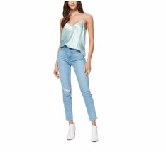 Paige Sarah High Rise Slim Jeans in Destructed Light Wash SZ 29 NWT Retail $225 - $149.00