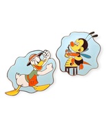 Donald Duck Disney Pins: Gardener Donald and Spike the Bee - £31.52 GBP