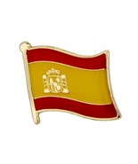 SPAIN FLAG LAPEL PIN 0.5&quot; Spanish Pride Waving Hat Tie Tack Small Badge ... - $91.13 MXN+