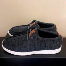 Old Navy Mens Knit Deck Loaf Charcoal Grey Slip On Shoes Size 9.5 S/8775... - $39.59