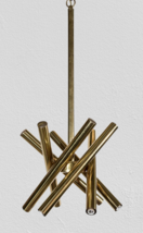 Mid Century Style Brass Sputnik Chandelier Light Fixture 12 Light Ceiling Light - £158.35 GBP