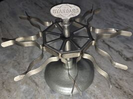 Vintage Office 8 Slot Rubber Stamp Holder Carousel 6”X 8.5”—NEW—SHIPS IN... - $29.58