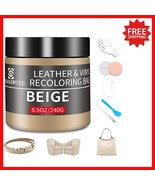 Easy-to-Use 8.5oz Leather Recoloring Balm - Restore Faded Beige Leather ... - $49.57 CAD