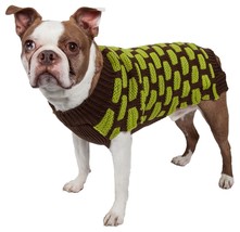 Fashion Weaved Heavy Knit Designer Ribbed Turtle Neck Dog Sweater(D0102H7LDZ7.) - £22.23 GBP