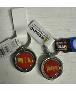 2 x NFL Nebraska Cornhuskers Spinning Logo Key Ring Keychain Forever NE ... - €7,47 EUR