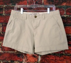 Perfect 5&quot; Shorts Old Navy Favorite Khakis Women&#39;s Shorts 8 Low Rise FLAW - £5.91 GBP