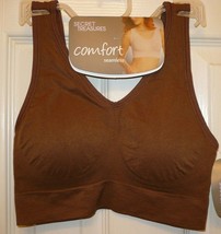 Secret Treasures Comfort Seamless Wireless Comfy Bra Small Latte NEW - £9.51 GBP