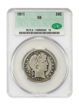 1911 50C CACG G6 - £48.00 GBP