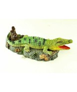 Air Operated Crocodile Aquarium Fish Tank Ornament,  Bubbles out of the ... - £14.66 GBP
