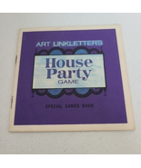 Vintage Art Linkletters House Party Game  Special Games Booklet 1968 - $9.49