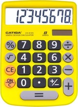 Desktop Calculator 8 Digit With Solar Power And Easy To Read Lcd Display... - $29.99