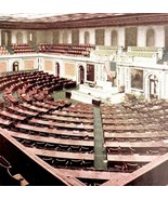 House Of Representatives US Hand Tinted Photo Print 1909 Historic Buildi... - $95.96 CAD