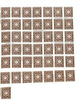 Algeria 1F Timbre Taxe Stamp Sheet Mint MNH French Colonies Postage Due image 3