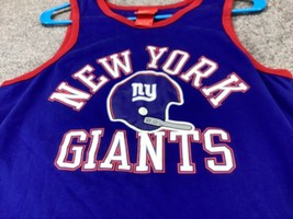 New York Giants blue tank top sleeveless no sleeve  t shirt adult men&#39;s ... - £11.04 GBP