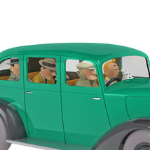 Tintin in America green gangster Graham Six 1/24 Voiture Tintin cars New - £85.99 GBP