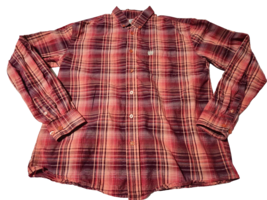 Cinch Shirt Youth Boys XXL 16-18 red Button Down Long Sleeve Western Rodeo - $18.37