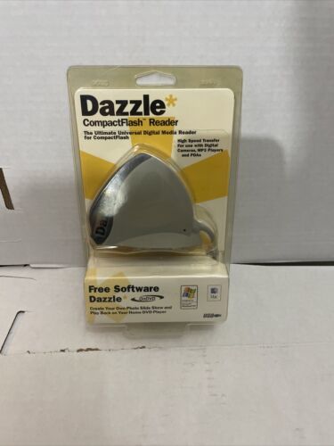 Dazzle CompactFlash Reader/Writer Digital Media Reader Software DM-8000 NEW - $5.89