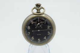 Rare 1941 Elgin US Army WWII Bombardier&#39;s Stop Watch Type A-8 15 Jewel 202400828 - £564.54 GBP