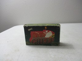 Vintage Jasco Christmas Cheers Santa Sleigh Wax Candle - £11.67 GBP