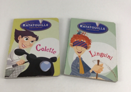 Disney Pixar Ratatouille Linguini &amp; Colette Board Books Hardcover Lot 2007 - £23.70 GBP