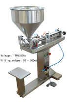 Free shipping full pneumatic 110V 300ml Paste Liquid Filling Machine With Stand - £833.75 GBP