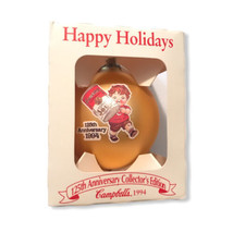 1994 Campbell&#39;s Soup 125th Anniversary Glass Ball Ornament - $10.28