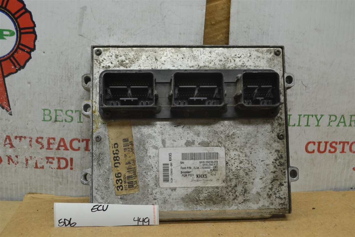2007-08 Ford F150 5.4L Engine Control Unit ECU 7L3A12A650GKF Module 449-5D6 - $81.33