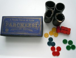 Vintage Parcheesi A Royal Game Of India Popular Edition 1929 - £3.23 GBP