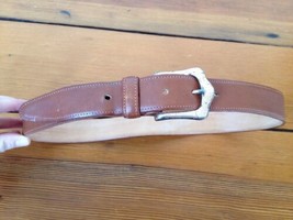 Coach Glove Tanned Cowhide British Tan Leather Belt Metal Buckle USA Mad... - $49.99