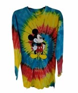 Disney Mickey Mouse Shirt XS Tie-Dye Walt Disney World Parks Oversized  - $4.94