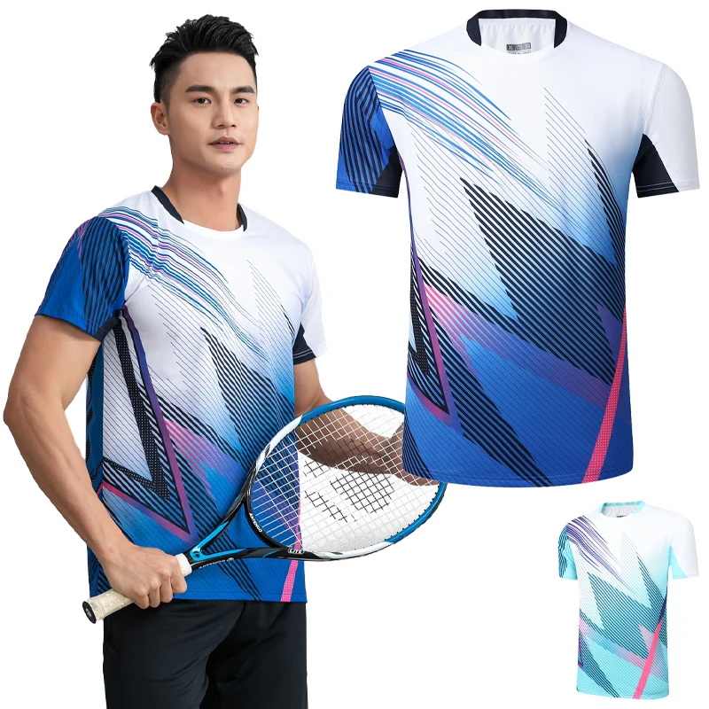 Sporting New Badminton Tennis Shirts Ping Pong Gym Sportings Short Sleeves Outdo - £35.28 GBP