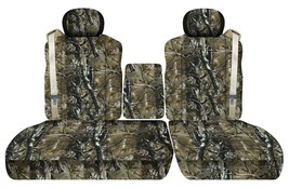 Front Set Seat Covers Fits Ford F150 Truck 2001-2003 40/60 Low Back W/ Console - £80.05 GBP+