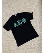 Delta Sigma Phi Black Shirt Medium Embroidered