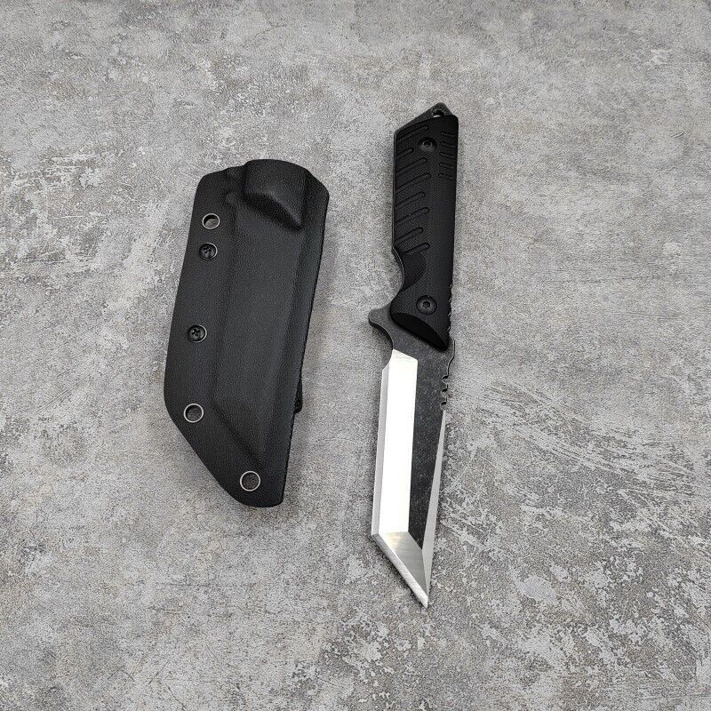 New Fixed Blade Knife 440C Blade G10 Handle Camping Hunting Survival Wit... - $68.31