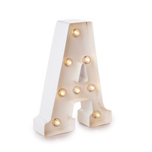 Darice Light Up White Marquee Letters Letter A 9.875 inches - £41.39 GBP