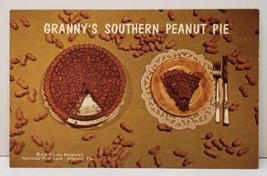 Granny&#39;s Southern Peanut Pie with Recipe Postcard C11 - $3.95