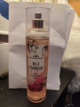 Bath &amp; Body Works Wild Strawberry Fine Fragrance Body Mist Spray 8 oz - £21.28 GBP