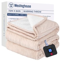 Westinghouse Heated Blanket Electric Blanket, 10 Heating Levels &amp; 1 to 12 Hours  - $169.99