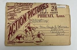 Strykers Get Western Souvenir Greetings Jaycee Rodeo Phoenix AZ Arizona 1947 - $22.40