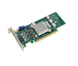 Supermicro AOC-SLG3-4E4T 4 Port NVMe PCIE X16 Retimer - £314.13 GBP