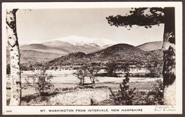 Mt. Washington from Intervale, NH RPPC - Bromley &amp; Co. Real Photo Postcard - £9.59 GBP