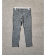 Banana Republic Sloan Fit Crop Dress Pants Womens 4 Gray Micro Pattern S... - £19.28 GBP