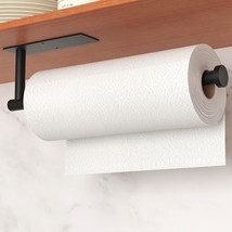 Paper Towel Holder - Self-Adhesive Or Drilling, Matte Black Wall Mounted... - £13.34 GBP