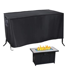 Rilime Fire Pit Cover Square,28 Inch -32 Inch Waterproof Gas Fireplace Fire Pit - £14.69 GBP