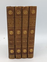 A General History Of The World (1912 vol. 1-4) Duruy Color Map Leather 1912 - £46.59 GBP