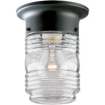 Westinghouse Lighting 6691900 One-Light Jelly Jar Porch-Light, Matte Black - €21,92 EUR