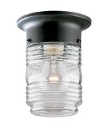 Westinghouse Lighting 6691900 One-Light Jelly Jar Porch-Light, Matte Black - $35.74 CAD