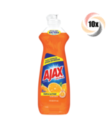 10x Bottles Ajax Triple Action Orange Liquid Dish Soap | 14oz | Fast Shi... - £27.65 GBP